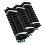 ICY BOX – ICY BOX M.2 Kühler mit 10 mm Bauhöhe für M.2 SSD (2280), Alu