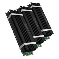 ICY BOX – ICY BOX M.2 Kühler mit 10 mm Bauhöhe für M.2 SSD (2280), Alu