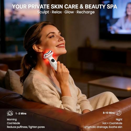 Cold Heated Electric Gua Sha Facial Tool Depuffing Wand for Puffiness - image 7