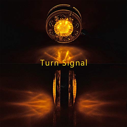image for Anzio Side Marker LED Double Face Side Marker Red Amber White Light Co