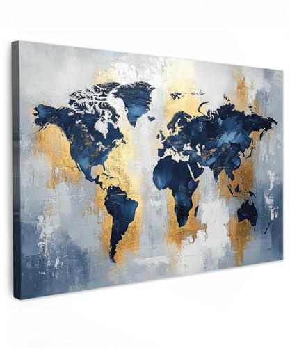 MuchoWow© Leinwand Groß 120x80 cm XXL Deko Schlafzimmer Aesthetic...