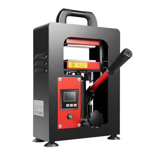 5-Ton Hydraulic Heat Press Machine, 2.4'X4.7' Professional Heat Press...