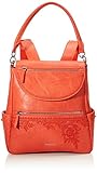 Desigual,Backpack,Orange Desigual Womens PU BACKPACK MEDIUM, ORANGE