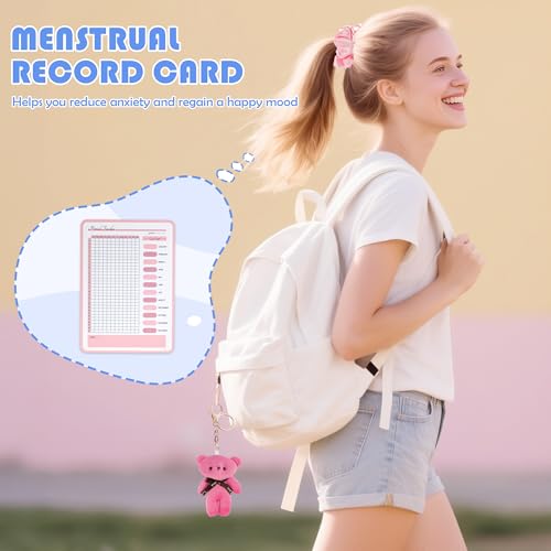 Image of Likesing First Period Kit for Girls, 5.3 inch Checkered Tampon Holder for Purse, Menstrual Starter Tampon Bag Pad Pouch, Emergency Sanitary Napkin Storage Bag Teen Period Kit Gifts for Tweens