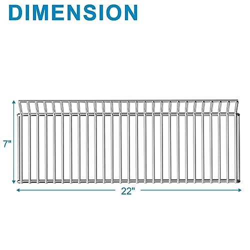 Image of SafBbcue BAC351 BBQ Warming Rack for Traeger Accessories 22 Series, Traeger Lil' Tex 22, Traeger Century 22 Pellet Grill, Traeger Eastwood 22 Series Shelf, Treager BBQ07 Stainless Steel Grill Rack