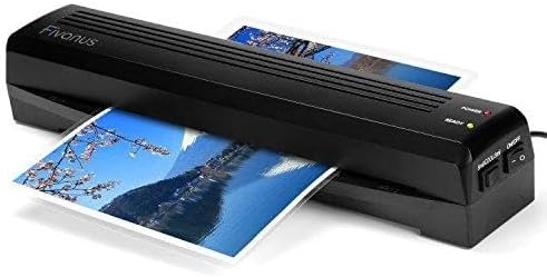 Thermal Laminator A3 A4 A6 Lamination Machine 2 Rollers Quick Warm-up Laminating Speed, Jam Release Switch and Automatic Shut Off Function for Home, Office and School