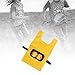 Luwecf Dodgeball Game Set Toss Game with Sticky Ball Throwing Game Game Target Ball Vest Outdoor Sport Game for Yard Backyard, Yellow