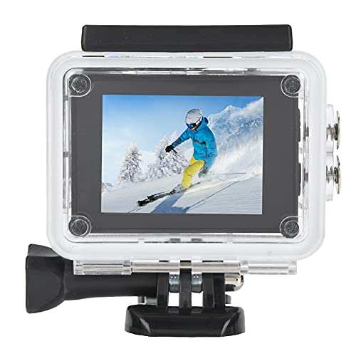 Gravador de filmadora à prova d'água, função WIFI 140° lente bateria removível câmera de vídeo digi