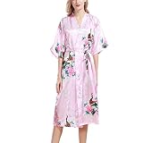 √.Perfecto para una familia se juntan fiesta, novia y dama de honor noche de fiesta o en daily pijamas, Casual y libre Cozy Robe, uso muy versátil