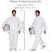 LONGADS Professional Bee Suit for Men and Women, Full Body Beekeeping Suit with Gloves & Protective Round Veil, Size XXL (Fits 69-73 Inches / 5'9