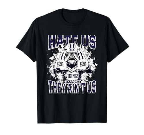 Atlantic City Vikings Logo Hate Us Cause They Ain't HS T-Shirt