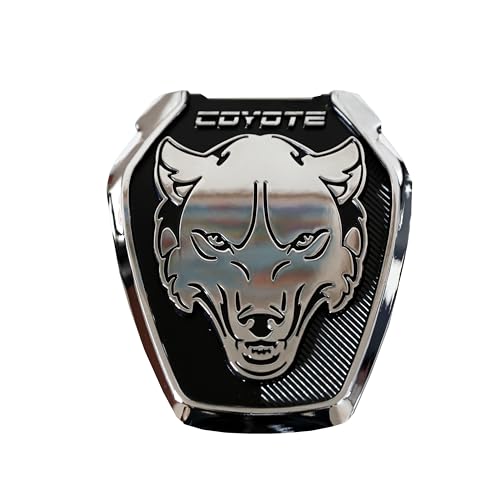 Image of S650 Style Dark Coyote Grille /Decklid Badge (Chrome /Black)