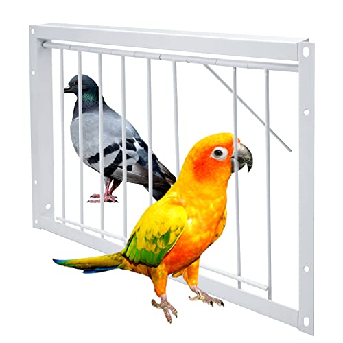 MOGOULUA Porte d'entrée en T pour cage à pigeons - 40 x 26 cm - Barre en fer - Porte d'entrée pour cage à oiseaux Cover