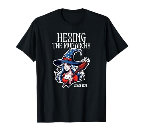 Photo de No Kings Witch October Hexing The Monarchy T-Shirt