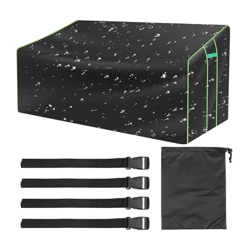 Funda para sofá de dos plazas para exteriores impermeable para banco de patio de jardín 2