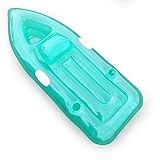 CALIDAD PREMIUM: Nuestro colchón flotante para piscina está hecho de PVC ecológico, no tóxico e inodoro, de alta resistencia y antiabrasión, difícil de romper, resistente a los rayos ultravioleta. La superficie es lisa y sin problemas de decoloración. 100% seguro para tus hijos.