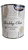 vectra farben kaufen  Vectra Shabby Chic Vorstreichfarbe Innen Außen 0,75 L Farbwahl, Farbe:Temptation Shine