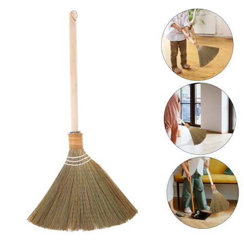 QUMIIRITY Kleiner Strohbesen für Handgemachter Besen aus Natürlichem für Wohnzimmerreinigung Pädagogisches Reinigungsspielzeug für Junge Abnehmbarer – Bild 8