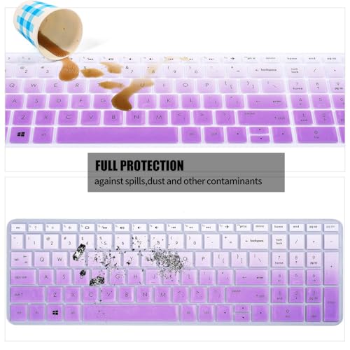 Protector de teclado para laptop 15.6" y 17.3" HP miniatura 6