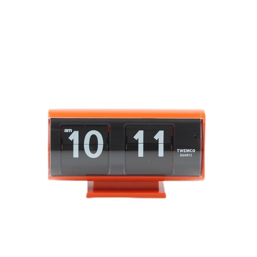 TWEMCO パタパタ時計　クオーツ　クリーム色 楽天市場】【ポイント最大55倍＆最大2000円OFFクーポン】TWEMCO