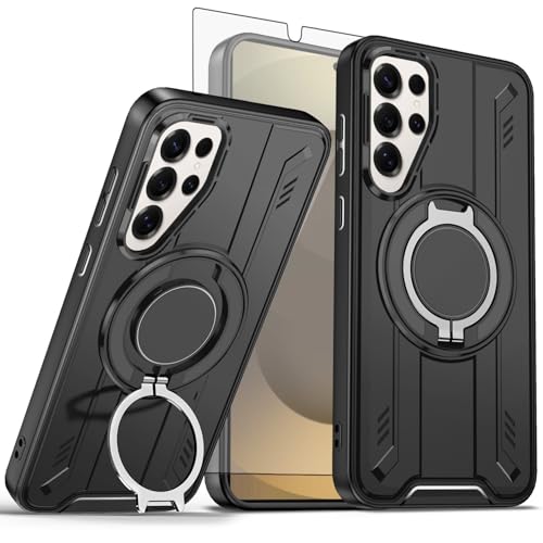 Compatible avec Samsung Galaxy S25 Ultra Case LS Noir - Protégez l'objectif photo des rayures