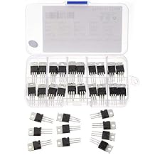 50pcs 10Types TIP Series Transistors Assortment Kit ، بما في ذلك TIP31 TIP32 TIP41 TIP42 TIP120 TIP121 TIP122 TIP125 TIP126 TIP127