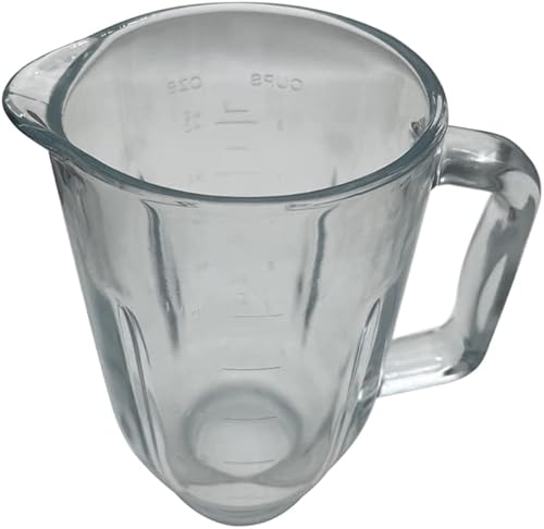 Miniatura 2 de Frasco de vidrio de repuesto de 5 tazas, compatible con licuadora de encimera BLACK+DECKER con tarro de vidrio de 5 tazas, ajustes de 10