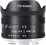 7artisans 7.5mm f2.8 Mark III APS-C Fisheye Wide Angle Manual Fixed Lens for Nikon Z Mirrorless Camera Z6 Z7 Z50