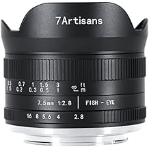 7artisans 7.5mm f2.8 Mark II APS-C Fisheye Wide Angle Manual Fixed Lens for Nikon Z Mirrorless Camera Z6 Z7 Z50