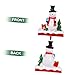 PRETYZOOM Snowman Christmas Stocking Holder Hook Festive Mantel Hanger for All for Christmas Decorations and Hanging for Fireplace and Home Decor