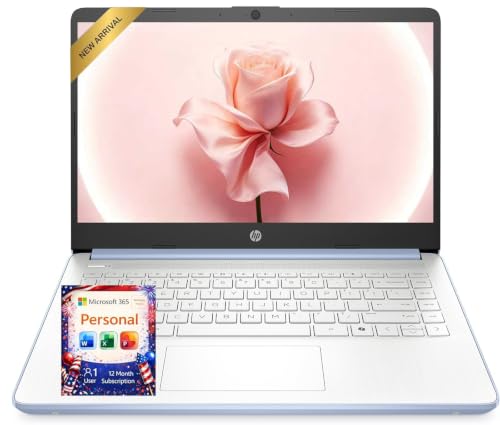 HP 14" Everyday Slim Laptop • 2026 Edition • Intel N150 CPU • 128GB SSD • Microsoft 365 Included • Windows 11 • Thin & Portable - image 1