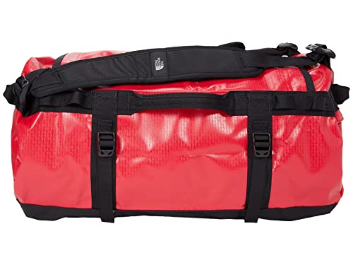 Bolsa de viaje Base Camp para aventuras de fin de semana en color rojo y negro, talla S