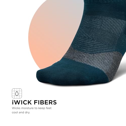 Image of Feetures Trail Max Cushion Mini Crew Sock - Hiking Socks for Men & Women