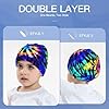 Exotic Tribe Tie Dye Style Print Beanie Winter Hat Soft Warm Cap for Hiking Outdoor Activities Camping Seasonal Gift Black #5