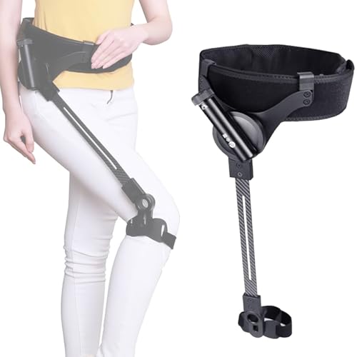 Ayuda para caminar para adultos y ancianos – Ligera y portátil, para Uso Diario en casa y al Aire Libre para mejorar el entrenamiento y la movilidad(Right-leg,Medium)