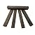 Exotic Wood Zone Pen Blanks Combo Pack Black Palm, Black Walnut and Purpleheart - 3/4” x 3/4” x 5” (Black Palm, Pack of 5)