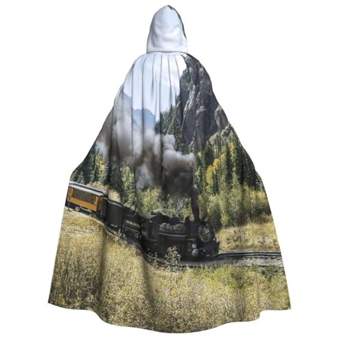 Cape à capuche locomotive à vapeur costume Halloween cosplay fête de Noël adulte