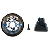 Booster 80MM 82A 4-Wheel Pack – Black – 30F3007 & Inline Skate Bremsstopper Universal