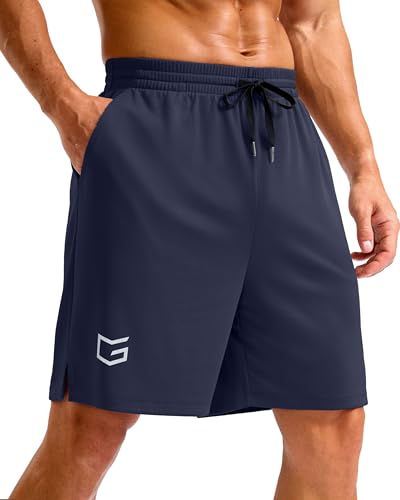 Image of G Gradual Men's Athletic Workout Shorts with Pockets 5 inch /7 inch /9 inch Lightweight Quick Dry Gym Basketball Running Shorts for Men