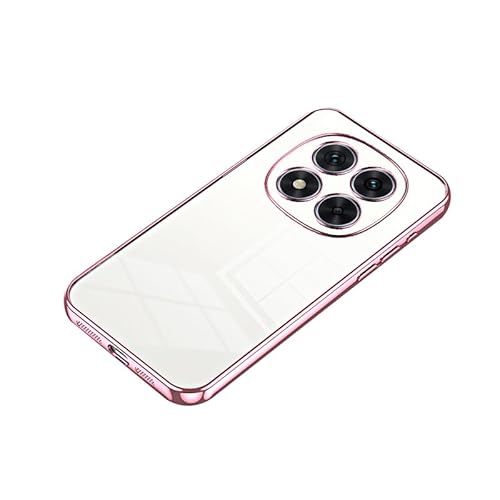 LUNBER-ARMOR�EFor Redmi Note 15Pro+ �P�[�X �N���A�P�[�X/�J�o�[ �N���A ���� ���b�L TPU �X�g���b�v�� For ���b�h�~�[ �m�[�g15 �v�� (�s���N)