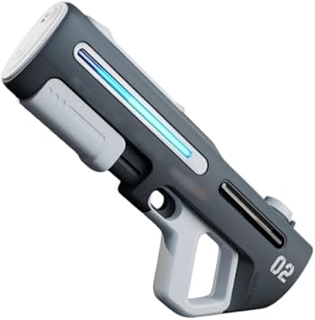 Fully Automatic Electric Pulse Water Gun with LightHigh Capacity   Super Strong 70m Range! High-Speed Burst & 2WAY Water Supply for Instant Water Injection. LED Illumination for Improved