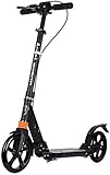 Fácil de plegar: el sistema de plegado de scooter portátil para adultos es un sistema de plegado de 3 segundos; Este scooter plegable te brindará una experiencia conveniente durante tu conducción.