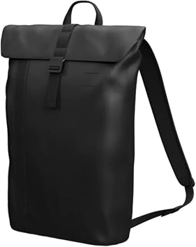 Db Journey Essential Backpack - Lightweight Durable Everyday Backpack with Laptop Compartment for School, Work, Gym Travel Backpack with Roller Bag and Hook Up System, 12L Black, Black