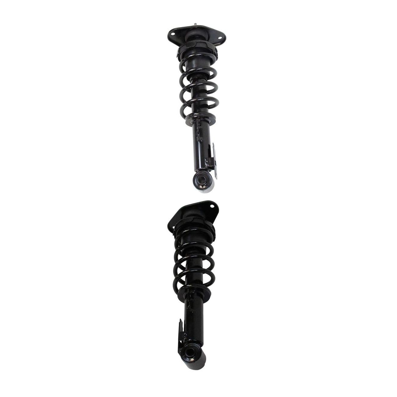 ZJYAIZD Rear Left Driver and Right Passenger Side Suspension Complete Shock Absorber Strut and Spring Assembly Upper Cast Metal Loaded for Mini for Cooper 1.6L 2007-2014