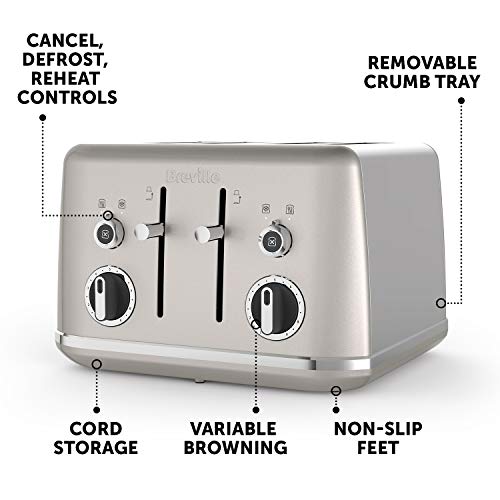 Breville Lustra 4-Slice Toaster with 