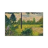  NOLEGA Georges Seurat Tableau sur Toile Tableaux Célèbre À Barbizon Image Impression sur Toile Reproduction sur Toile Tableau Décoration Murale de Salon 20x30cm(8x12in) Sans Cadre