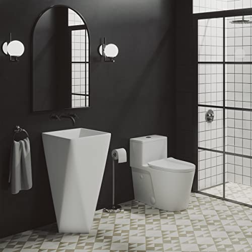 Brusque One-Piece Pedestal Sink #TOP6