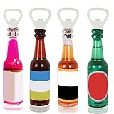 🍺Amplia Gama de Usos: el abrebotellas es adecuado para abrir varias botellas de cerveza, botellas de leche, botellas de bebidas, etc. Ampliamente utilizado en el hogar, bar, restaurante, cocina u otras fiestas.
