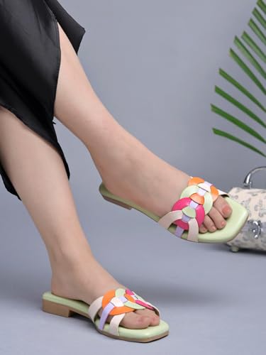 Shoetopia green flats – image 5
