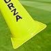 FORZA Large Training Cones - Pack of 10 with 3 Size Options for Optimal Training Sessions (Pack of 10, Yellow, 15 Inch)